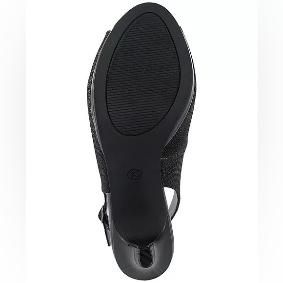 🖤🖤 Karen Scott Womens Breena Peep Toe Slingback Classic Pumps, Black Size 6M - Picture 5 of 6